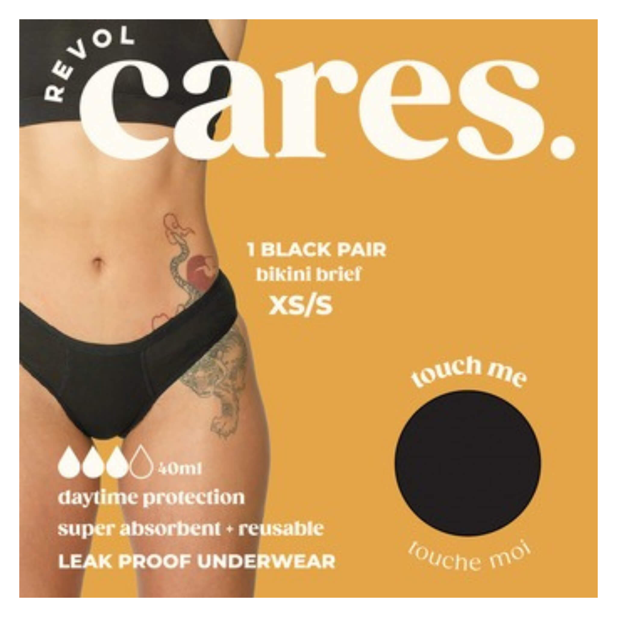 Revol Cares period underwear is now available in a thong design