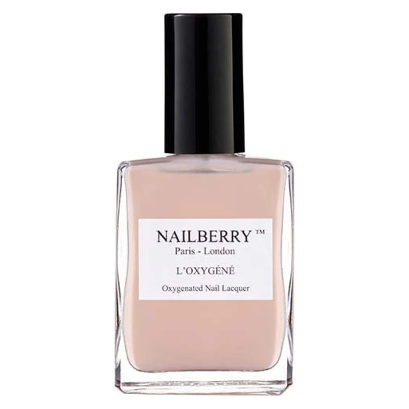 Bottle of Nailberry OxygenatedNailLacquer AuNatural 15ml