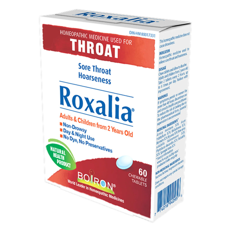 Box of Boiron Roxalia 60 Chewable Tablets