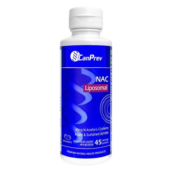 Bottle of CanPrev LiposomalNAC Strawberry 45Servings