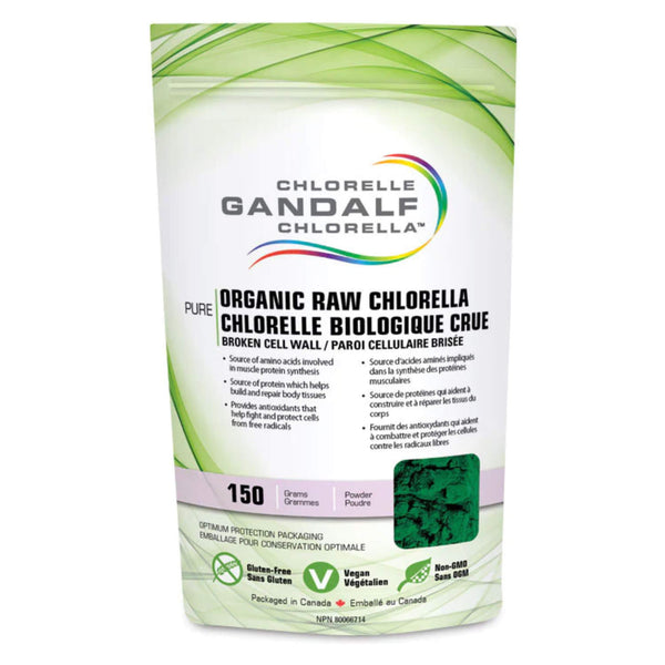Bag of Gandalf OrganicRawChlorella 150gPowder