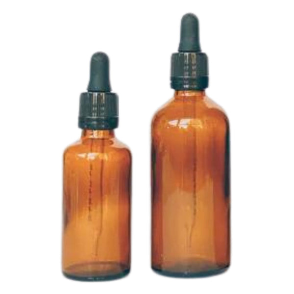 Harmonic Arts bottle sizes from left to right - 50ml, 100ml