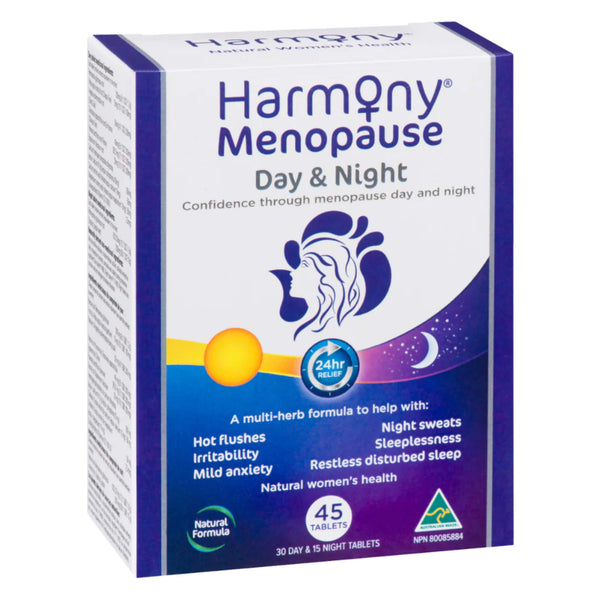 Box of Martin&Pleasance Harmony Menopause Day&Night 45Tablets