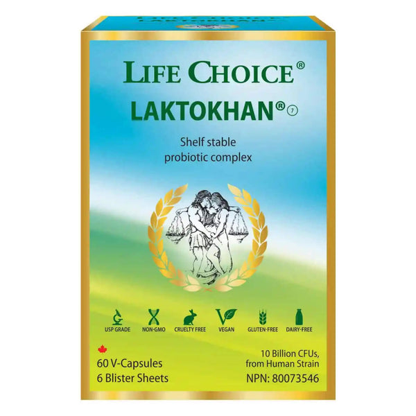 Box of LifeChoice LaktokhanPobioticComplex 60V-Capsules