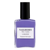 Bottle of Nailberry OxygenatedNailLacquer Bluebell 15ml