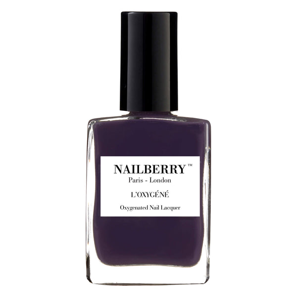 Bottle of Nailberry OxygenatedNailLacquer Blueberry 15ml