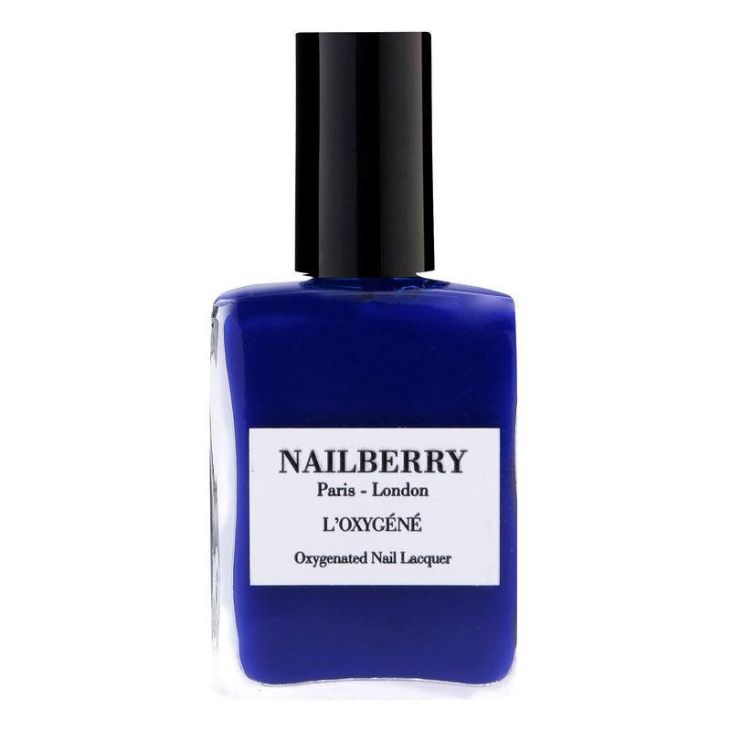 Bottle of Nailberry OxygenatedNailLacquer Maliblue 15ml