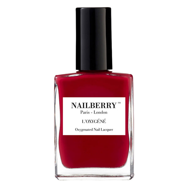 Bottle of Nailberry OxygenatedNailLacquer StrawberryJam 15ml