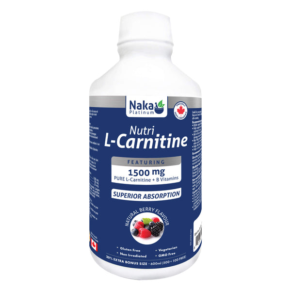 Bottle of Naka NutriL-Carnitine 600ml