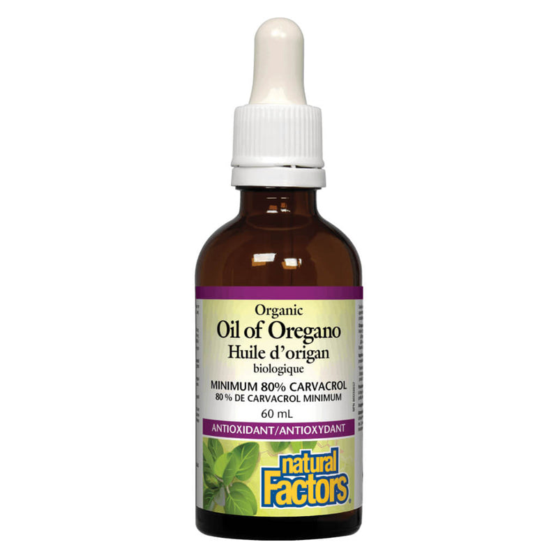 NaturalFactors Organic Oil of Oregano 60ml