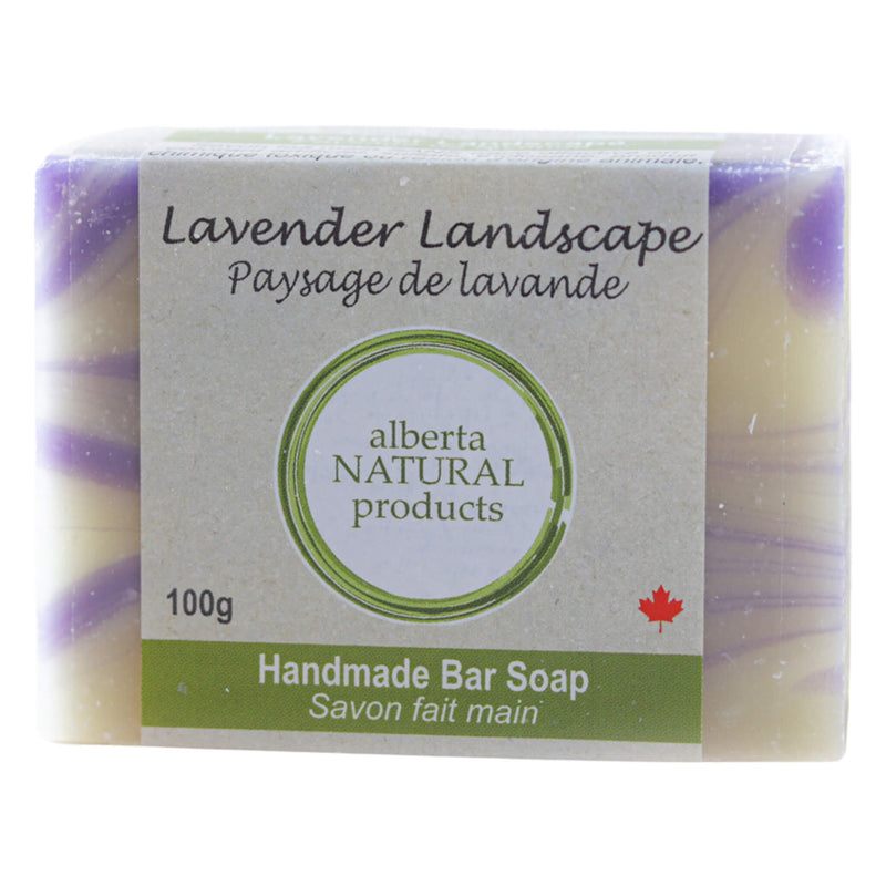 AlbertaNatural BarSoap LavenderLandscape 100g