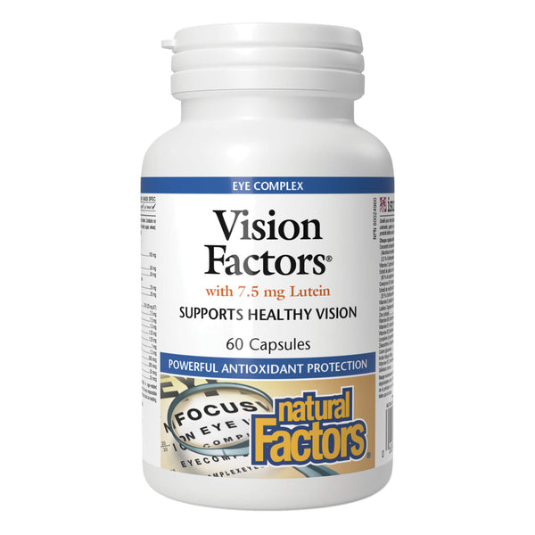 NaturalFactors VisionFactors with 7.5mgLutein 60Capsules