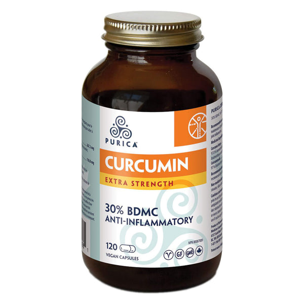Purica CurcuminExtraStrength 30%BDMCAnti-Inflamitory 120Vegan Capsules
