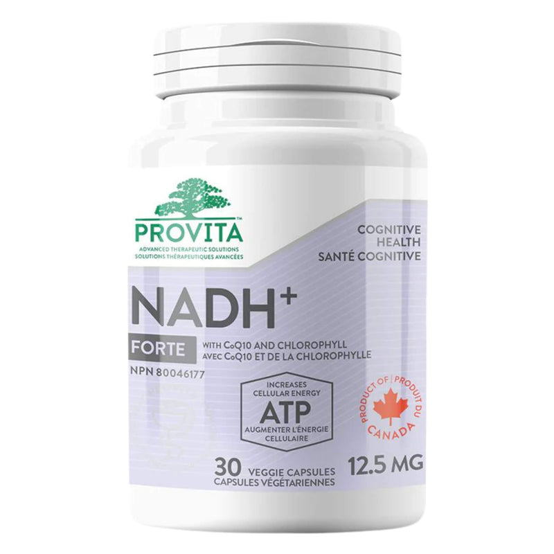 Provita NADH+Forte w/CoQ10&Chlorophyll 30VeggieCapsules