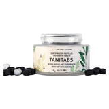 TANIT TanitabsToothpasteTablets FreshMintWithActivatedCharcoal Jar 22g(62Tabs)
