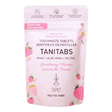 TANIT TanitabsToothpasteTablets StrawberryFlavour CompostablePouch 45g(124Tabs)