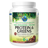 WholeEarth&Sea 100%FermentedOrganicProtein&Greens 21gVeganProteinPerServing OrganicChocolate 710g