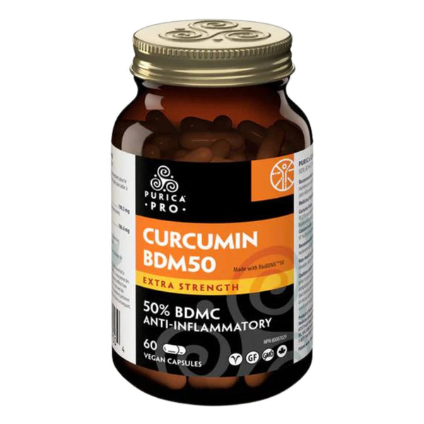 Purica CurcuminBDM50 ExtraStrength 60VeganCapsules