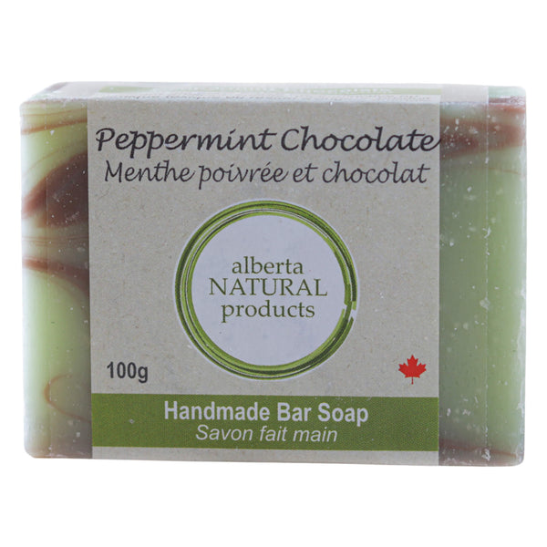 AlbertaNatural BarSoap PeppermintChocolate 100g