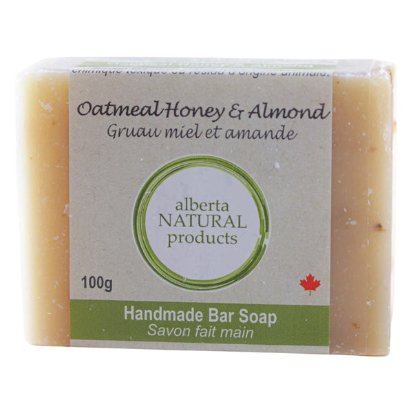 AlbertaNatural BarSoap OatmealHoney&Almond 100g