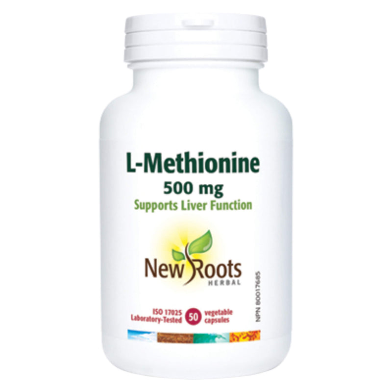 NewRoots L-Methionine 500mg 50VegetableCapsules