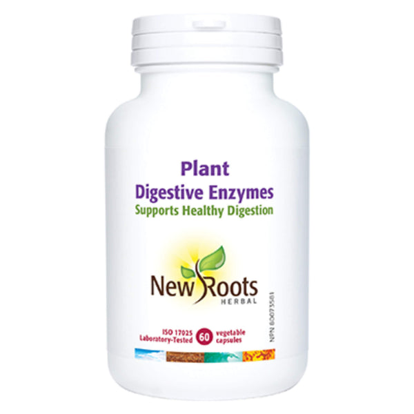 NewRoots PlantDigestiveEnzymes 60VegetableCapsules