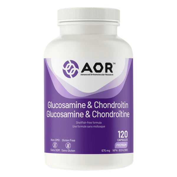 AOR Glucosamine&Chondroitin 675mg 120Capsules