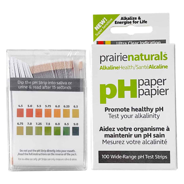 PrairieNaturals pH Paper 100Strips