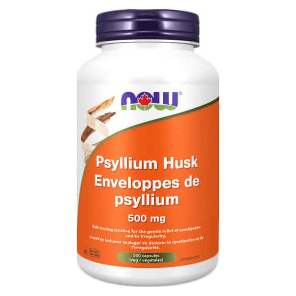 Now Psyllium Husk 500mg 500Capsules