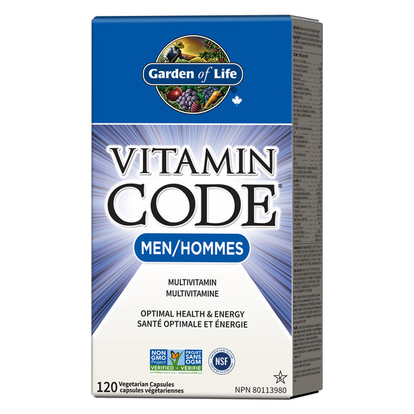 GardenOfLife VitaminCodeMenMultivitamin 120VegetarianCapsules