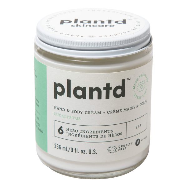Jar of Plantd Hand&BodyCream Spa 266ml
