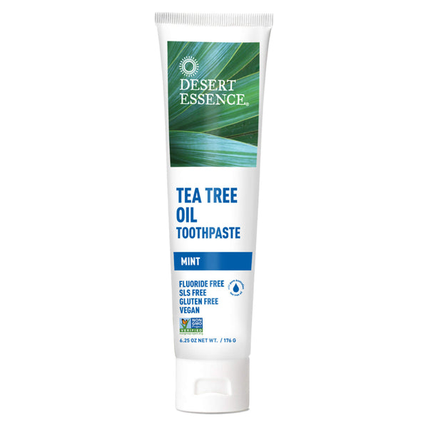 Bottle of Tea Tree Oil & Neem Toothpaste Wintergreen 176g
