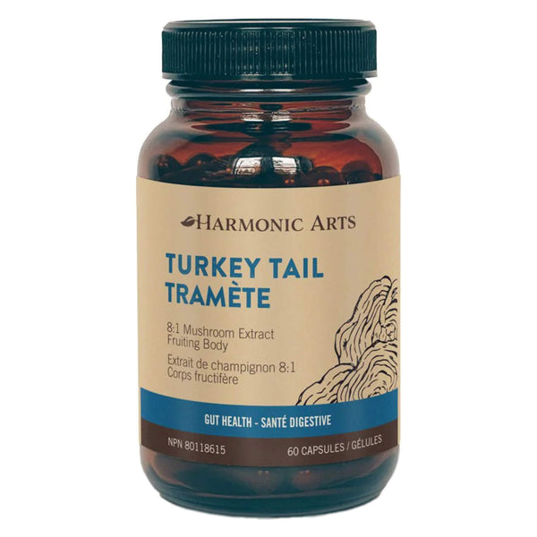 Bottle of HarmonicArts TurkeyTail 60Capsules