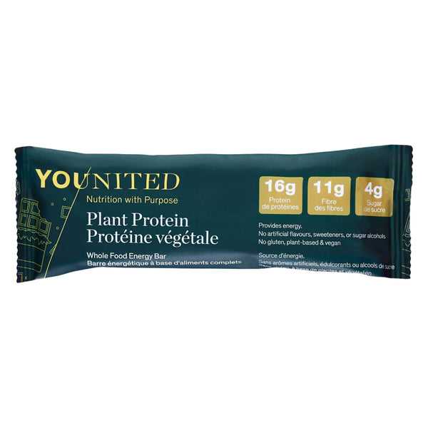 Younited PlantProtein WholeFoodEnergyBar Chocolate 60g