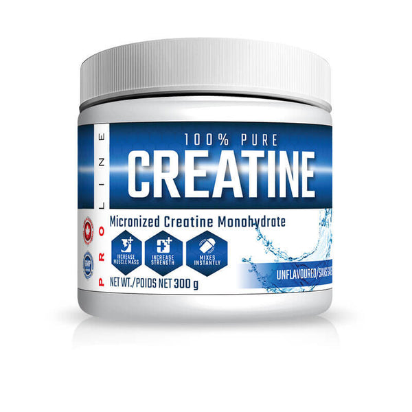 Tub of ProLine Creatine Monohydrate Unflavoured 300g