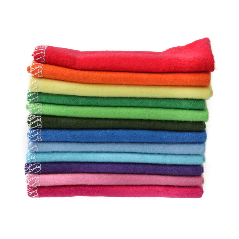 Marley's Monsters - Reusable Cloth Wipes Rainbow