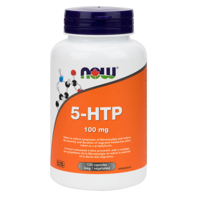 Bottle of 5-HTP 100 mg 120 Capsules
