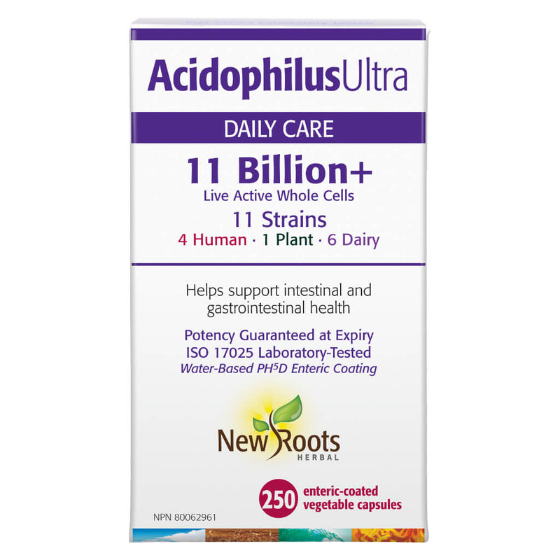 Box of Acidophilus Ultra Daily Care 11 Billion+ 250 Enteric-Coated Vegetable Capsules
