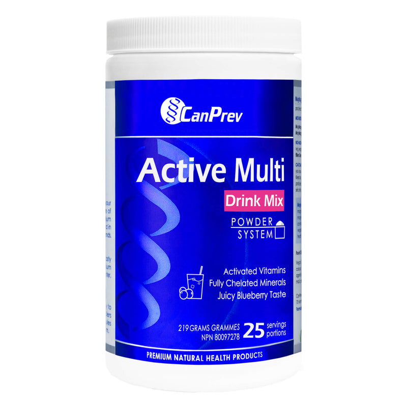 Tube of CanPrev Active Multi Drink Mix 219 Grams