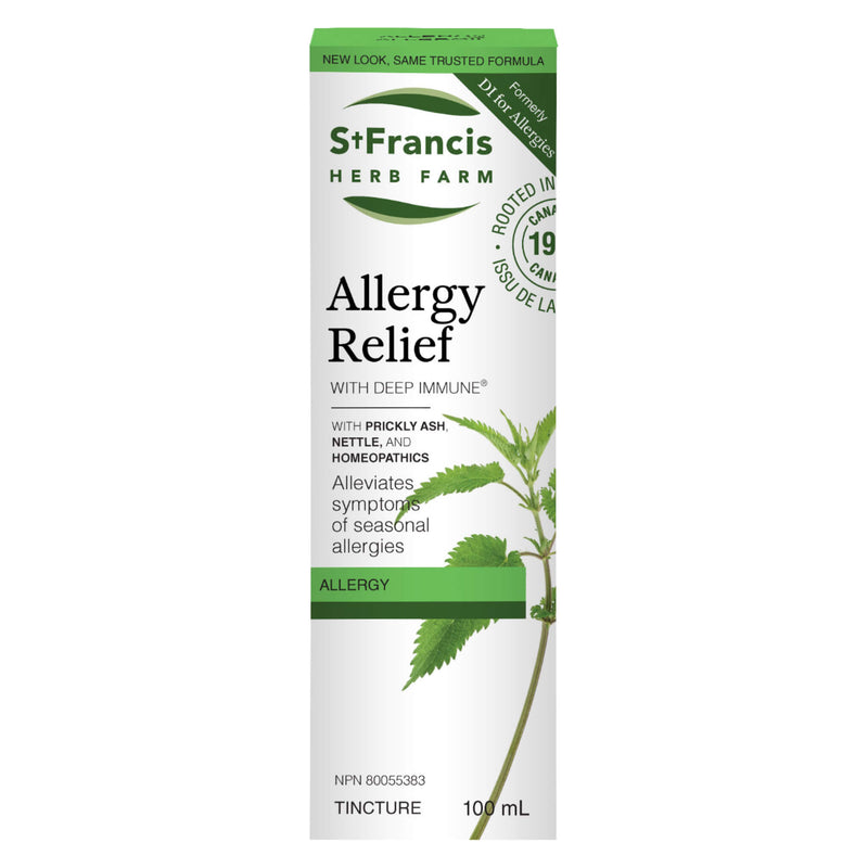 St. Francis Herb Farm - Allergy Relief 100 Milliliters | Optimum Health Vitamins, Canada