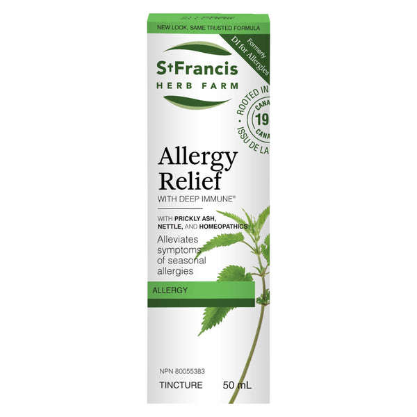 St. Francis Herb Farm - Allergy Relief 50 Milliliters | Optimum Health Vitamins, Canada