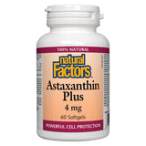 Bottle of Astaxanthin Plus 4 mg 60 Softgels