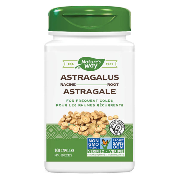 Bottle of Nature's Way Astragalus Root 100 Capsules