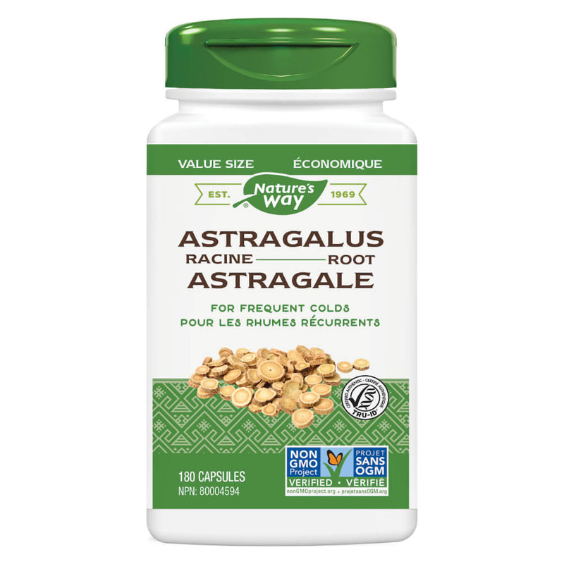 Bottle of Nature's Way Astragalus Root 180 Capsules