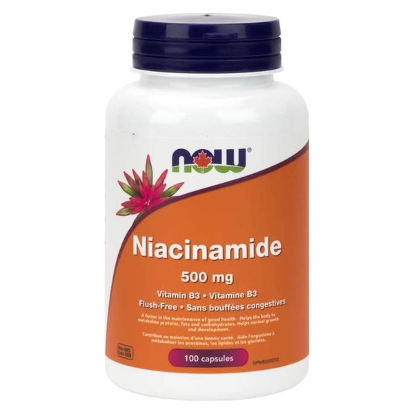 Bottle of Niacinamide Vitamin B3 500 mg 100 Capsules