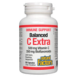 Natural Factors Balanced C Extra 500mg w/350mg Bioflavonoids 90 Capsules | Optimum Health Vitamins, Canada