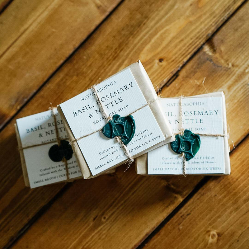 Botanical Soap - Basil, Rosemary & Nettle