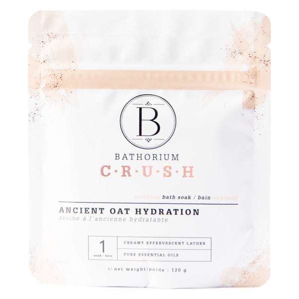 Bag of Bathorium Crush Ancient Oat Hydration 120 Grams | Optimum Health Vitamins, Canada
