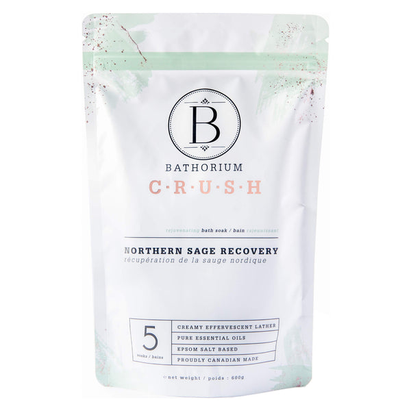 Bag of Bathorium Crush Northern Sage Recovery 600 Grams | Optimum Health Vitamins, Canada