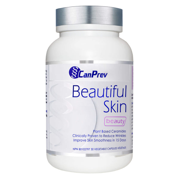CanPrev - Beautiful Skin 30 Vegetable Capsules | Optimum Health Vitamins, Canada